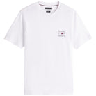 Tommy Hilfiger t-shirt bianca con stampa MW0MW38622YBR T-shirt Tommy Hilfiger