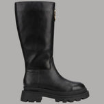 Stivali alti da donna Blauer in vera pelle nera