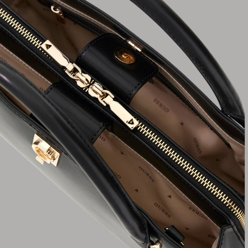 Borsa a mano Guess Audrey Girlfriend Satchel con tracolla
