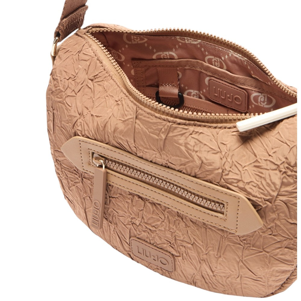 Liu Jo borsa a tracolla crossbody marrone in nylon TA5240T2902 Borse Liu Jo