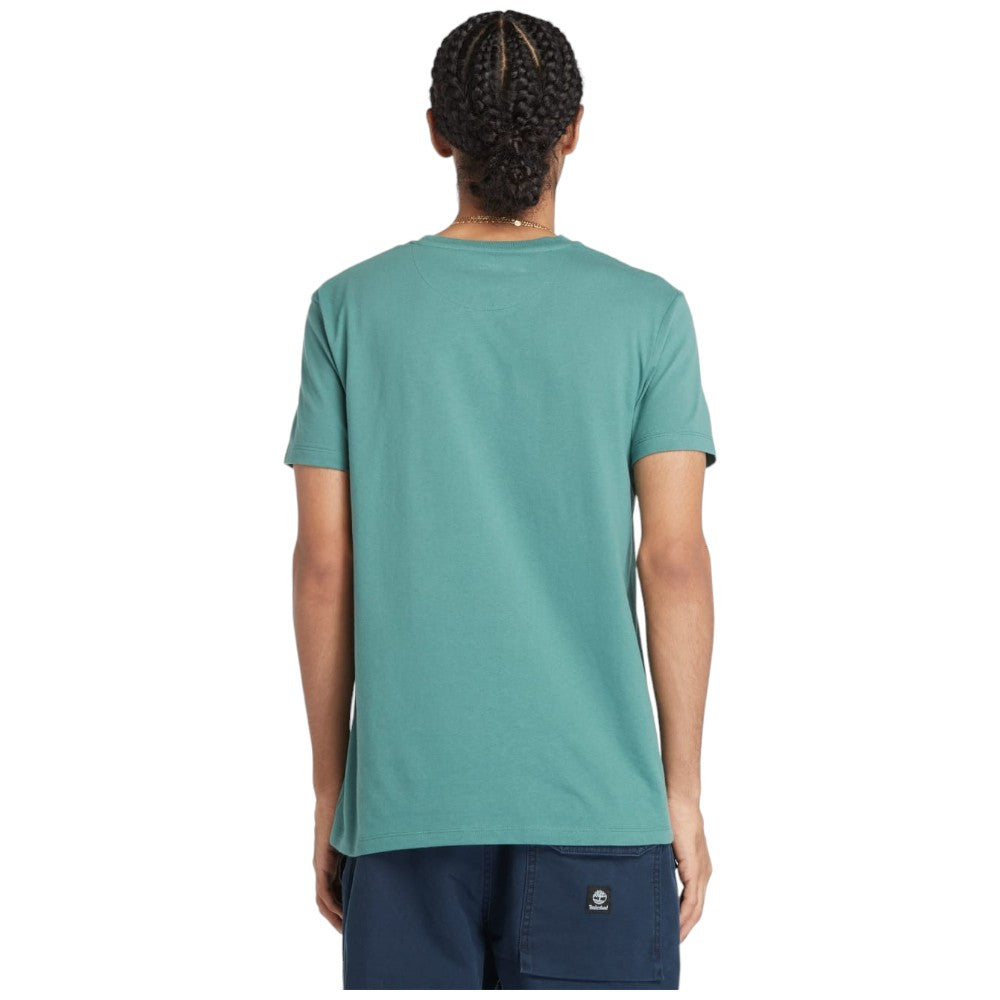 Timberland t-shirt dustan river verde acqua TB0A2BPREG5 T-shirt Timberland