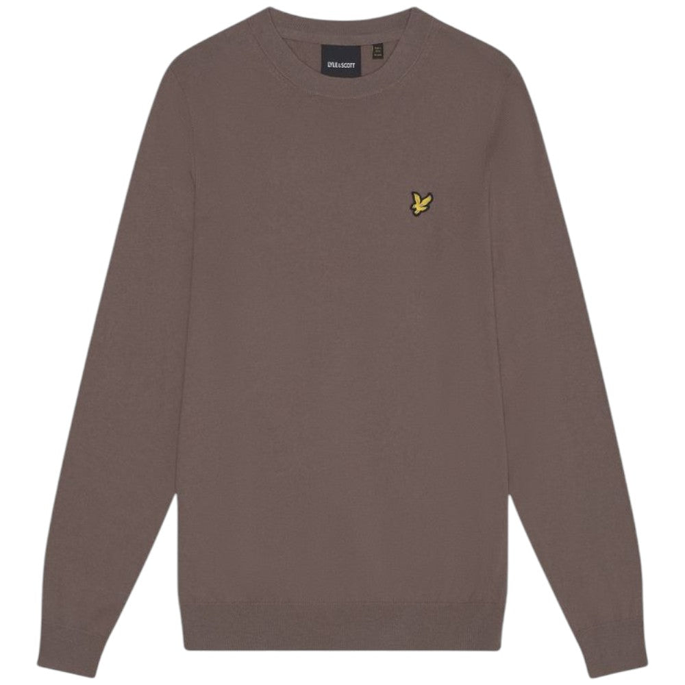 Lyle & Scott pullover merino taupe KN2110VC Maglieria Lyle & Scott