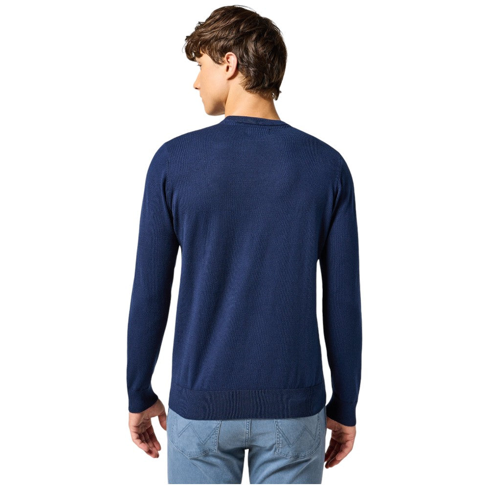 Wrangler pullover maglioncino blu 112357427 Maglieria Wrangler