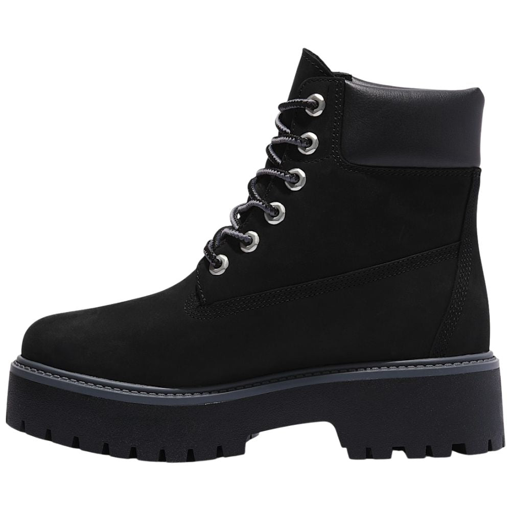 Timberland donna stivale nero Impermeabile con Plateau Stone Street 6-Inch Timberland