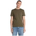 Timberland t-shirt verde militare Dunstan river TB0A2BPRAR5 T-shirt Timberland