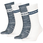 Calvin Klein uomo pack 4 calze bianco blu 701235983003801 Intimo Calvin Klein