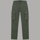 Pantalone cargo da uomo Lyle & Scott verde oliva con tasche laterali