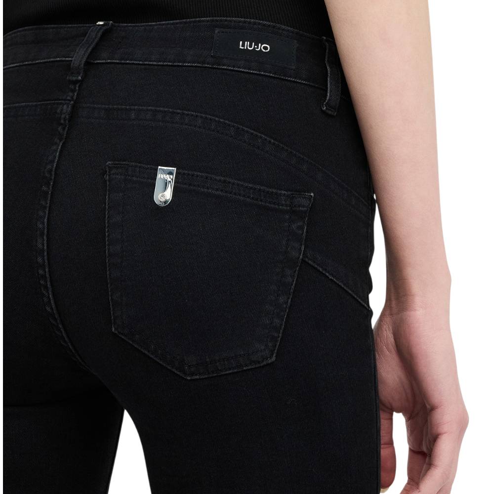 Liu Jo jeans bootcut nero bottom up REPOT UF5025D4615-87353 Jeans Liu Jo