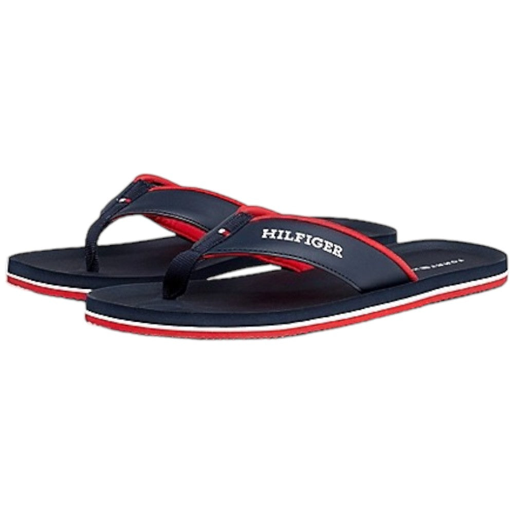 Tommy Hilfiger infradito blu Comfort Hilfiger Beach FM0FM05029 Infradito Tommy Hilfiger