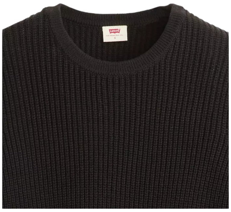 Levi's maglioncino pullover nero Snowflake A9283-0004 Maglieria LEVI'S