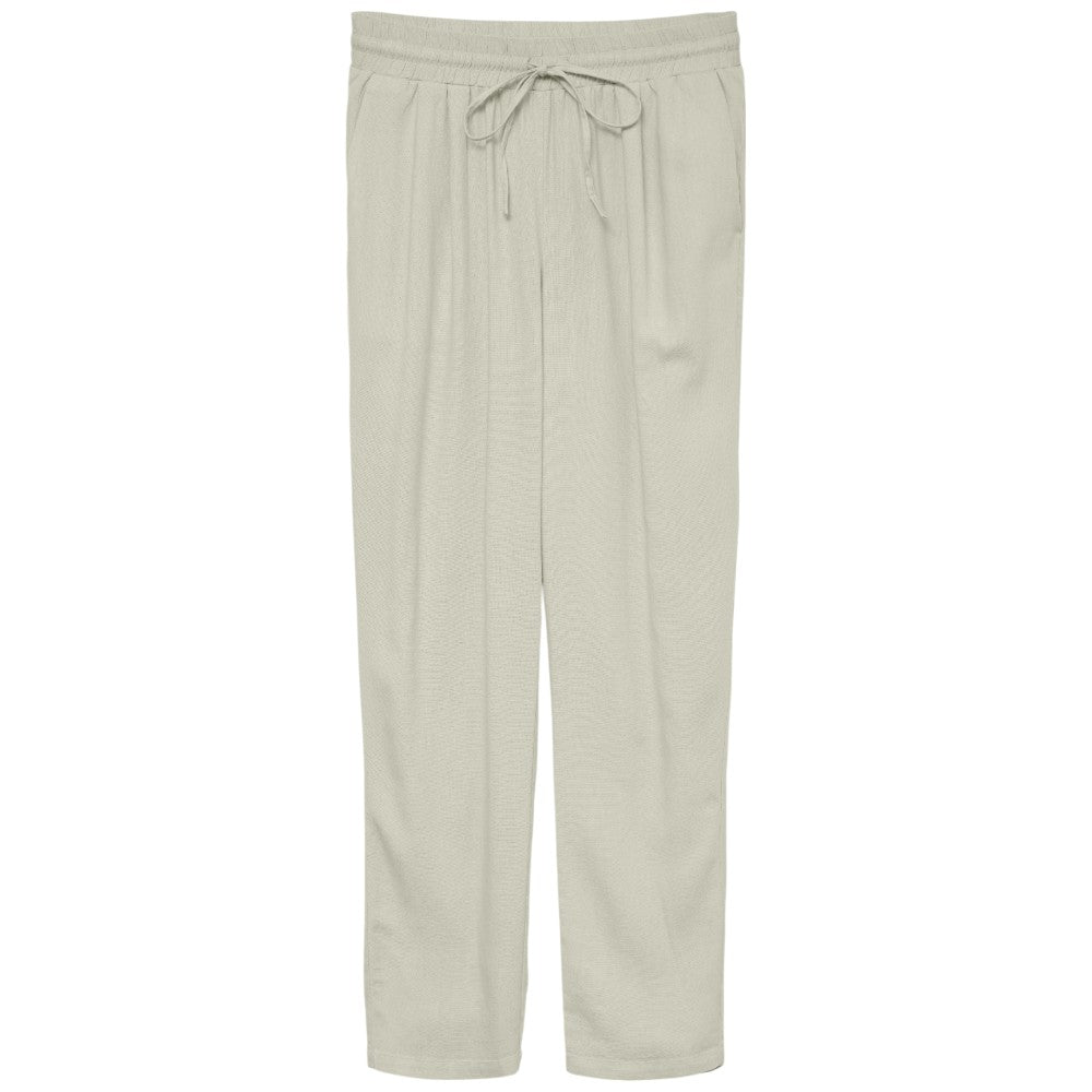 Vero Moda pantaloni in lino beige chiaro Jesmilo 10279691 Pantaloni Vero Moda