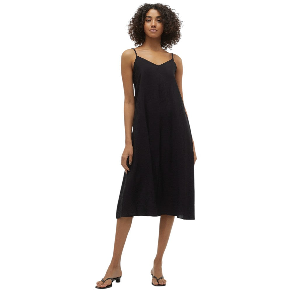Vero Moda vestito nero in viscosa Josie 10303398 Vestiti Vero Moda