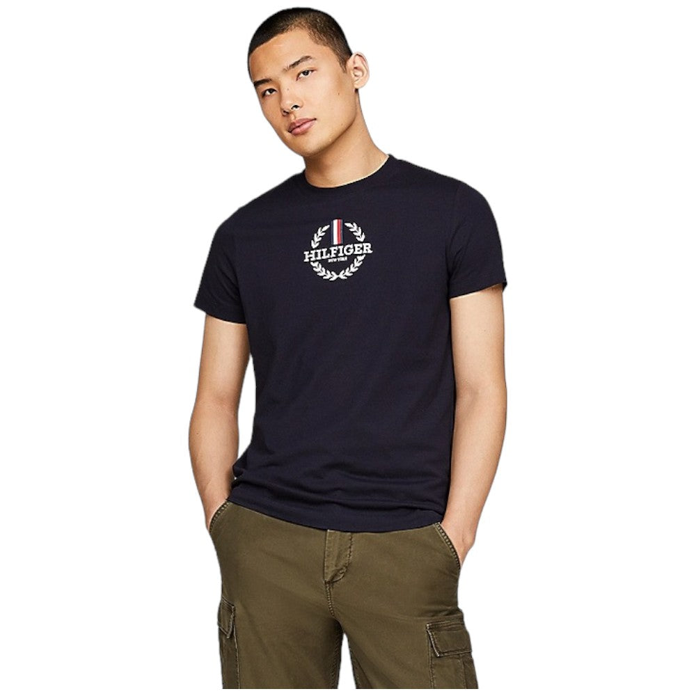 Tommy Hilfiger t-shirt blu MW0MW34388 T-shirt Tommy Hilfiger