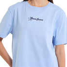 Guess Jeans t-shirt celeste W5RI48 K8HM0 G7CP T-shirt Guess Jeans
