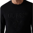 Guess felpa nera Beau M5RQ08 KCN01 JBLK Felpe Guess