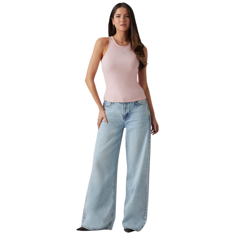 Guess canotta rosa W5GP57 KCV52 G6J3 Top Guess