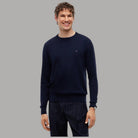 Tommy Hilfiger pullover in pima cashmere con bandierina ricamata