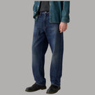 Jeans uomo LEVI'S 568 straight loose blu a gamba dritta