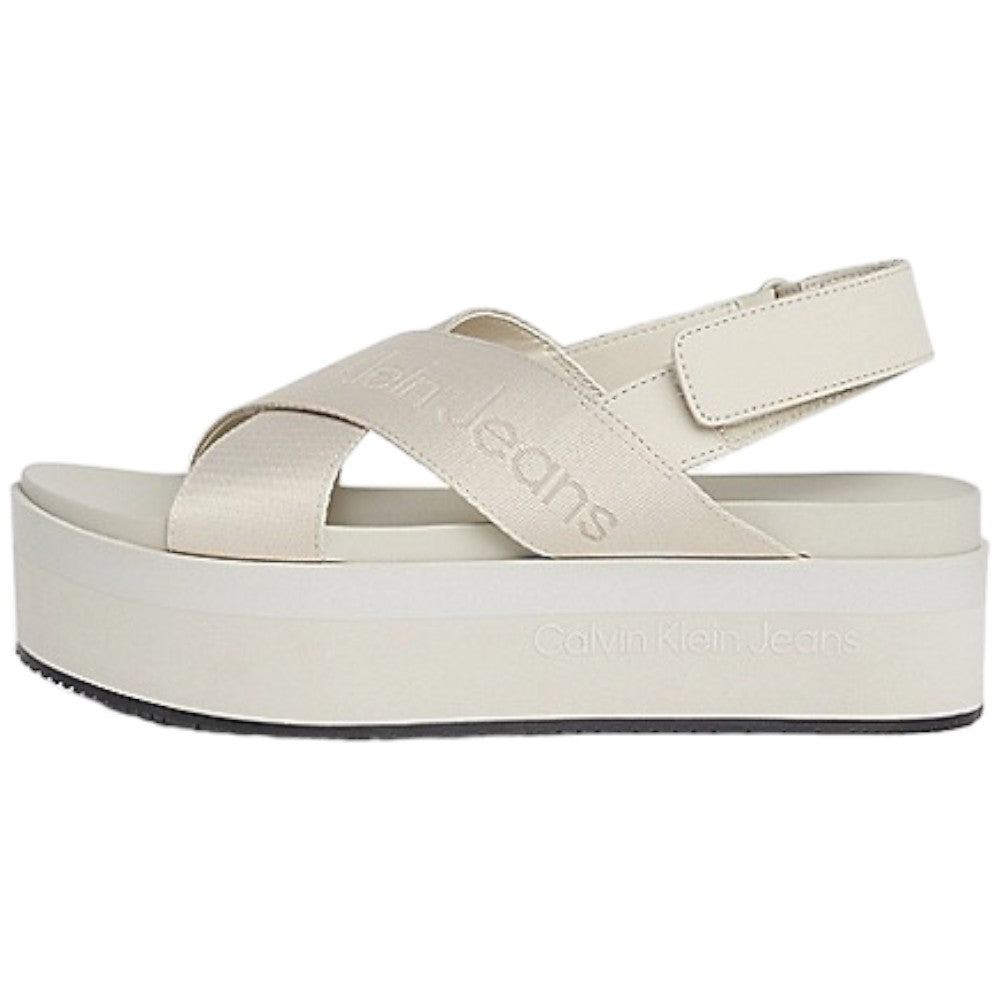 Calvin KleinJeans Sandali beige Flatform YW0YW01362 Sandali Calvin Klein Jeans