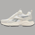 Reebok Scarpe donna running Charge Run bianco grigio con dettagli in mesh e cuscinetti sulla suola