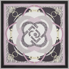 Foulard Liu Jo quadrato con motivo geometrico, catene e stampa animalier