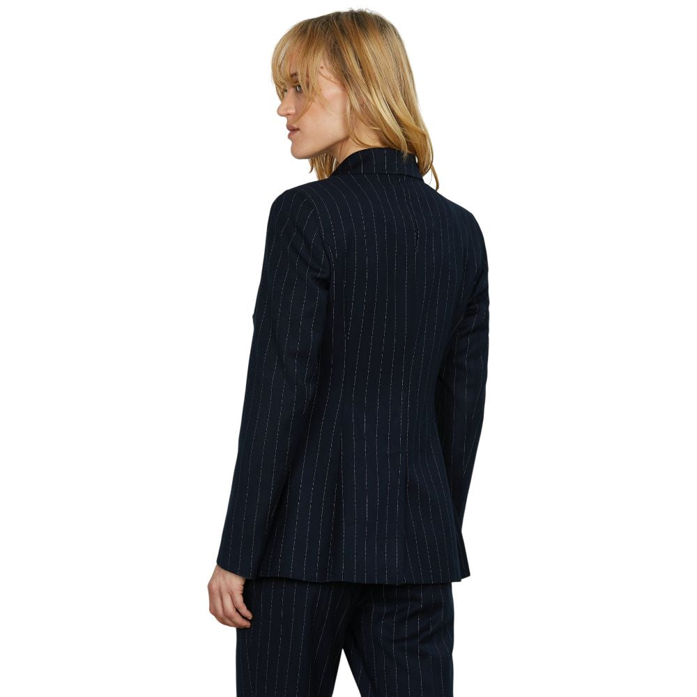 Relish giacca blu gessato FUGAM RDA2505091007 Giacche Relish