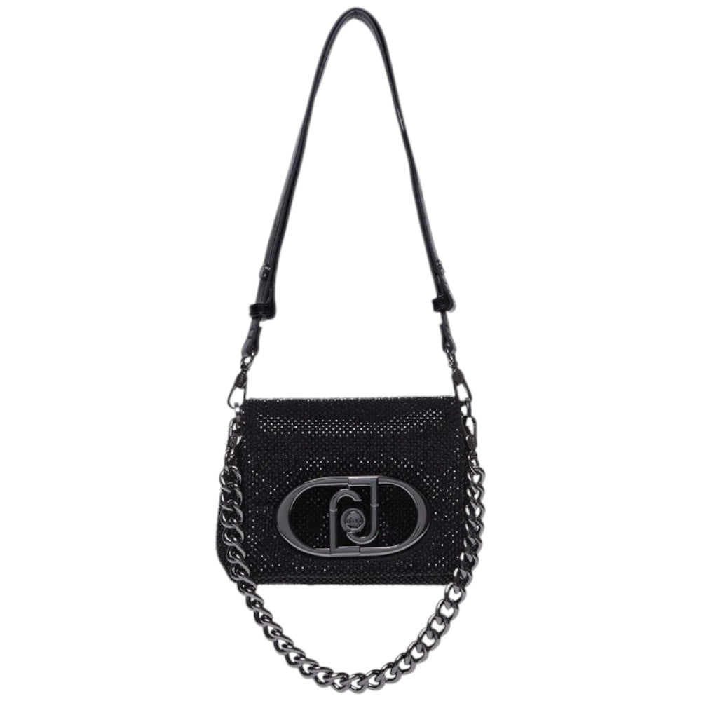 Liu Jo LaPUFFY borsa piccola crossbody nera con strass AF4269J4638 Borse Liu Jo