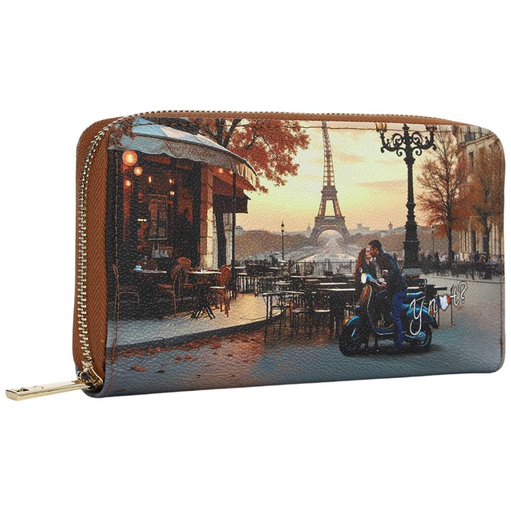 YNot portafoglio grande KISSES FROM PARIS YES361F6 Portafogli YNot