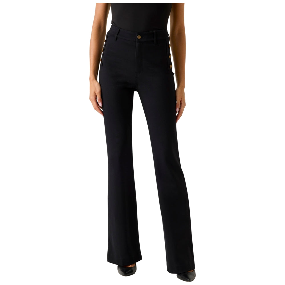Guess pantalone flare nero CHRISSY W5BB16KCMU2JBLK Guess