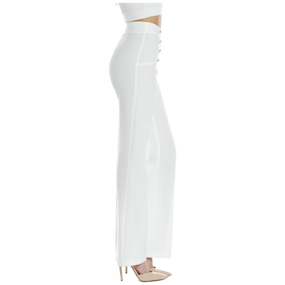 Relish pantalone bianco vita alta NYX RDP2407006062 Pantaloni Relish