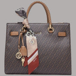 Borsa a mano Liu Jo AF6086E satchel media con foulard e tracolla