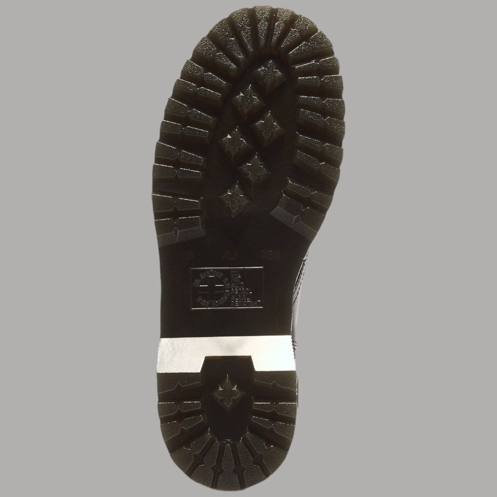 Stivali Dr Martens Jadon in pelle Smooth neri con suola platform lucida
