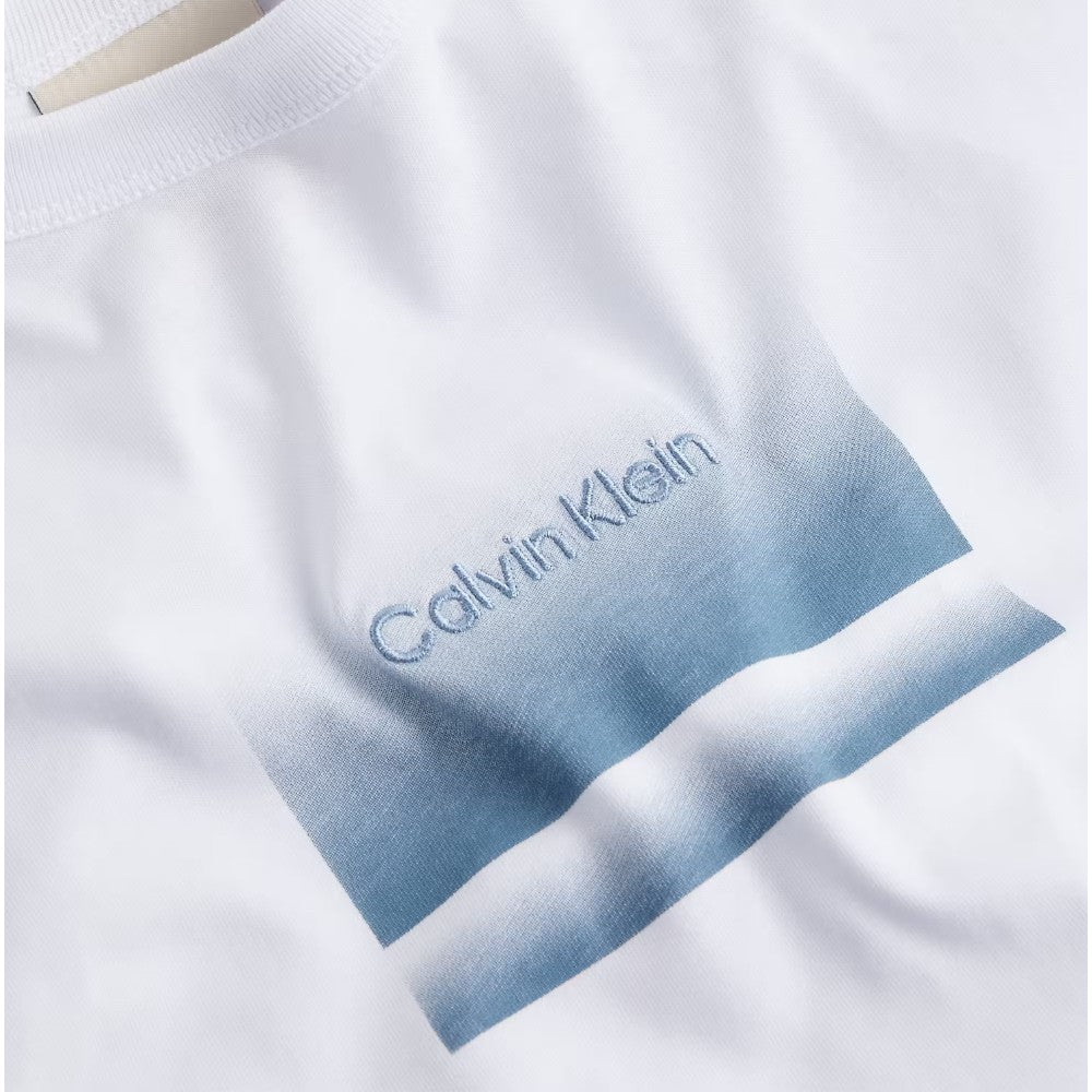 Calvin kleiin t-shirt bianca con stampa K10K113803YAF T-shirt Calvin Klein