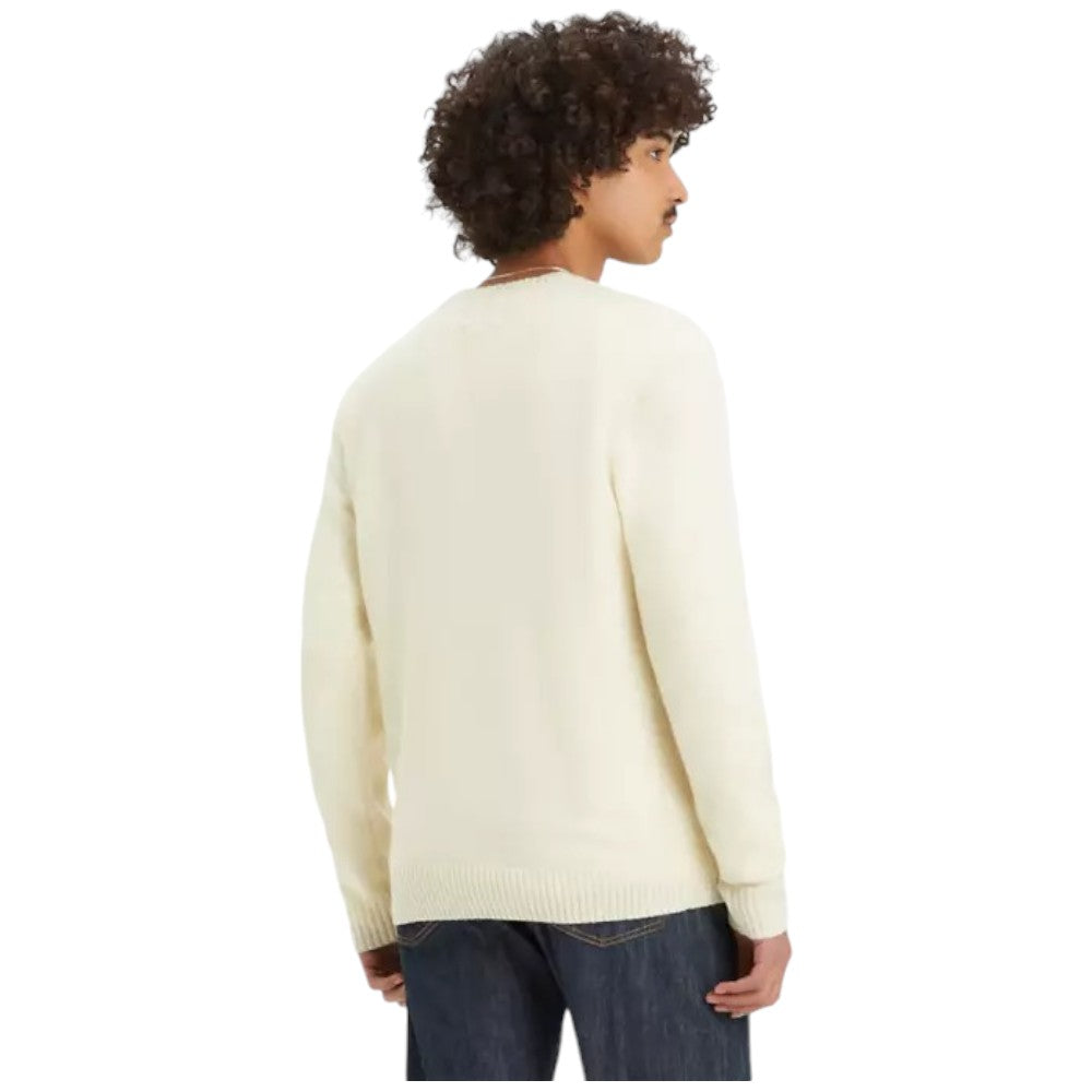 Levi's pullover crema maglione uomo A43200020 Maglieria LEVI'S