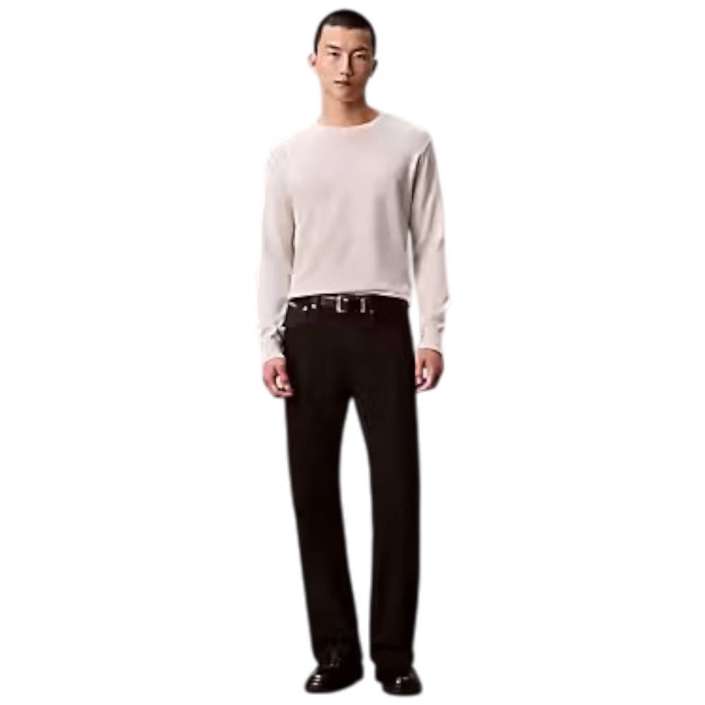 Calvin Klein pullover supima cotton panna LV040BM343YAS Maglieria Calvin Klein
