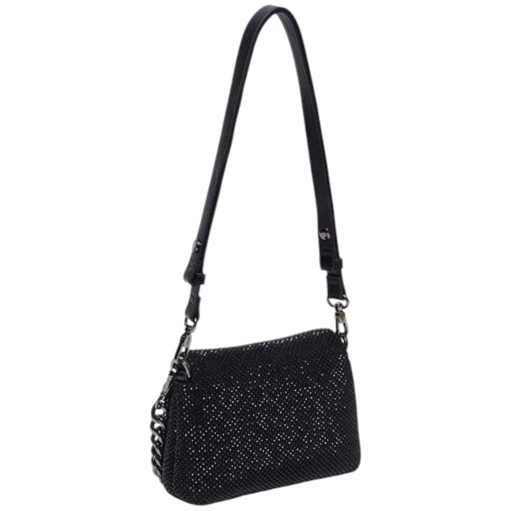 Liu Jo LaPUFFY borsa piccola crossbody nera con strass AF4269J4638 Borse Liu Jo