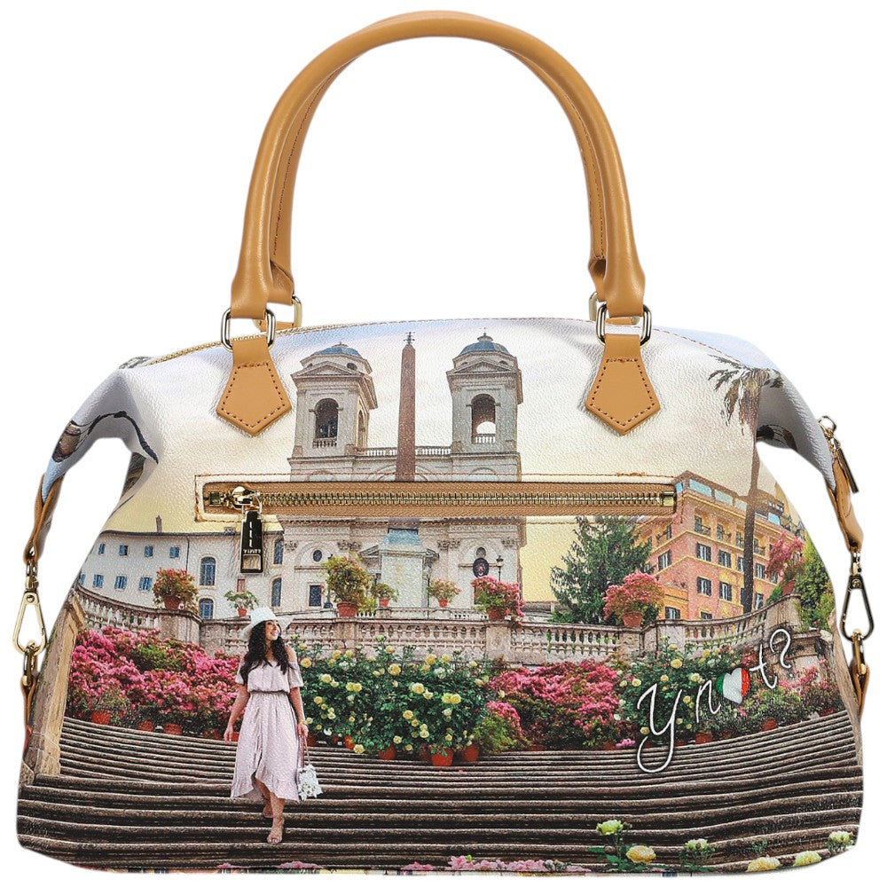 YNot borsa bauletto stampa Roma Floral YES595S3 Borse YNot
