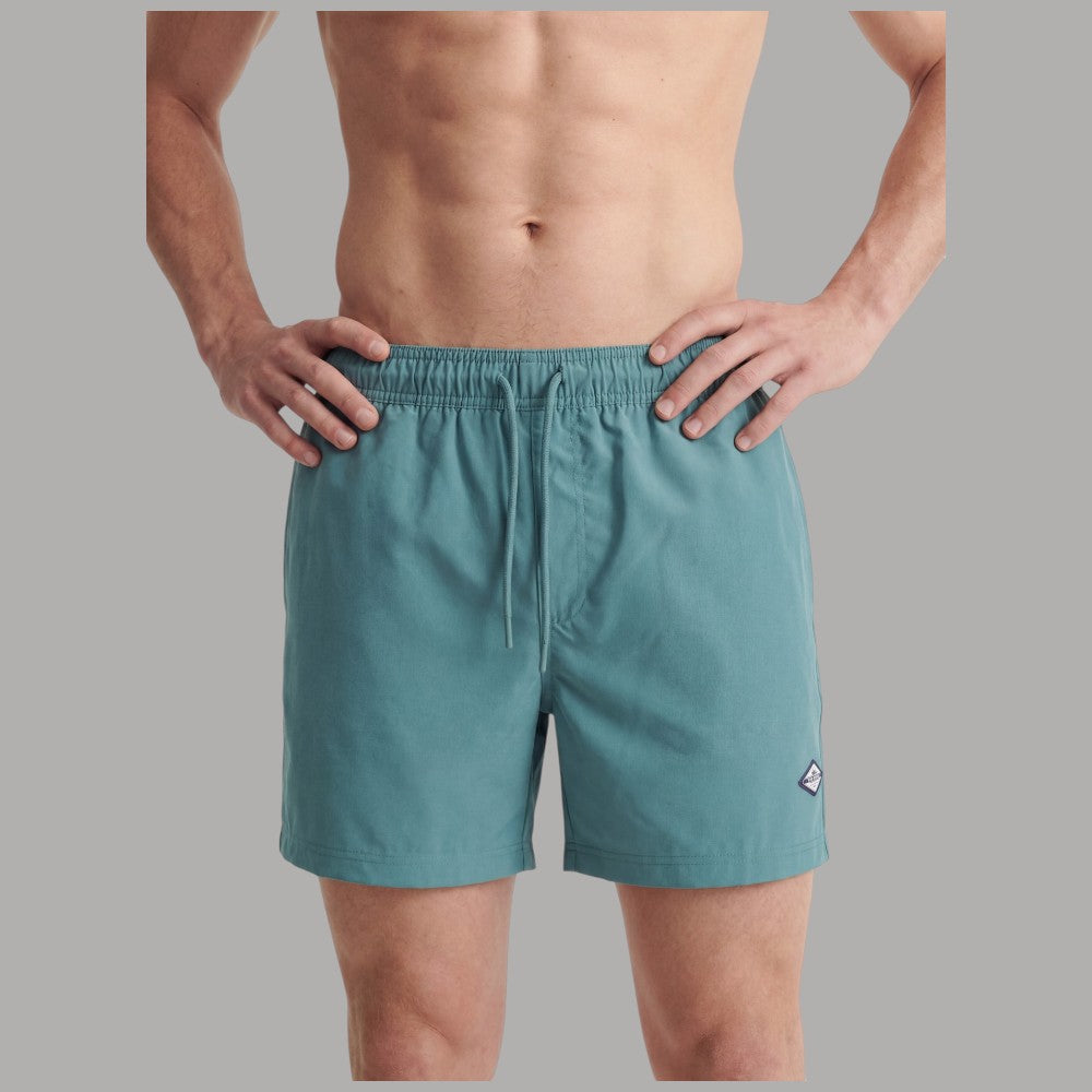 Jack & Jones Costume da Bagno Uomo Regular Fit con Tasche e Coulisse blu con logo onore