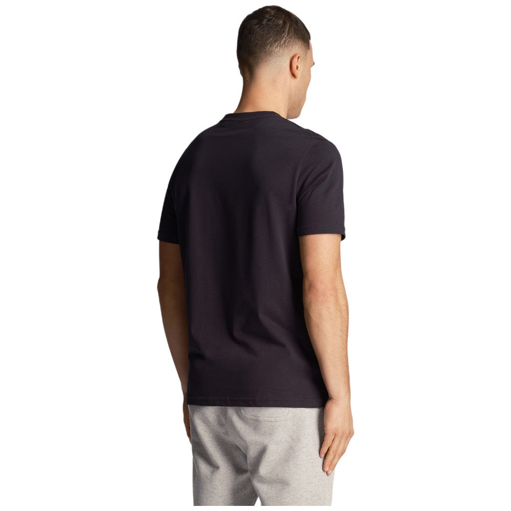 Lyle & Scott t-shirt blu con taschino panna TS831VOG T-shirt Lyle & Scott