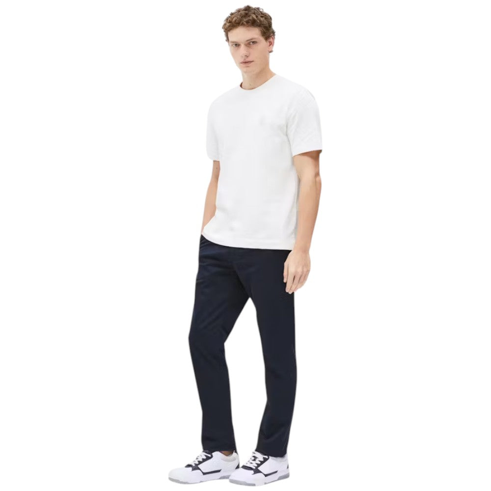Tommy Hilfiger t-shirt avorio logo TH ricamato MW0MW39256Z00 T-shirt Tommy Hilfiger