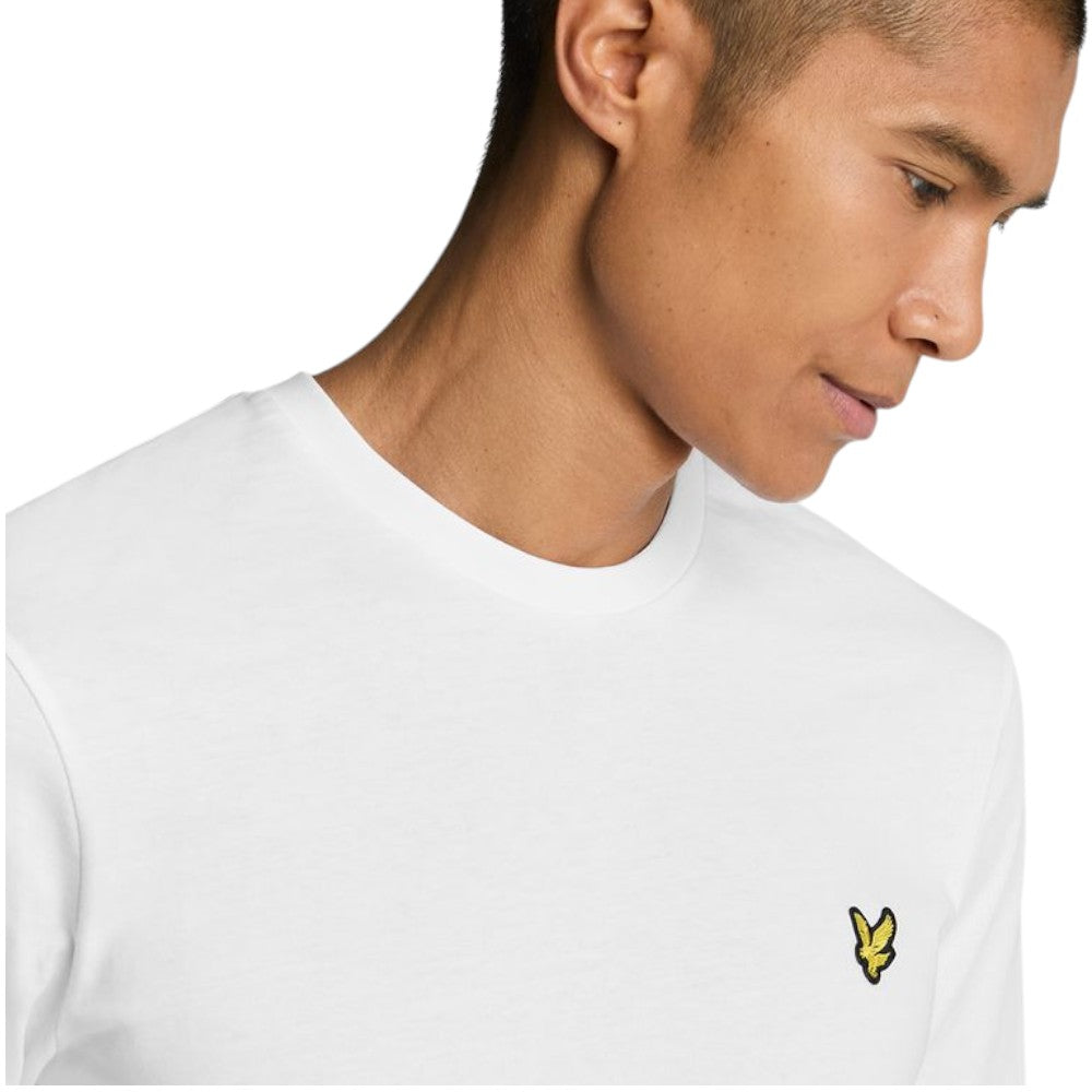 Lyle Scott t-shirt bianca manica lunga TS512VOG T-shirt Lyle & Scott