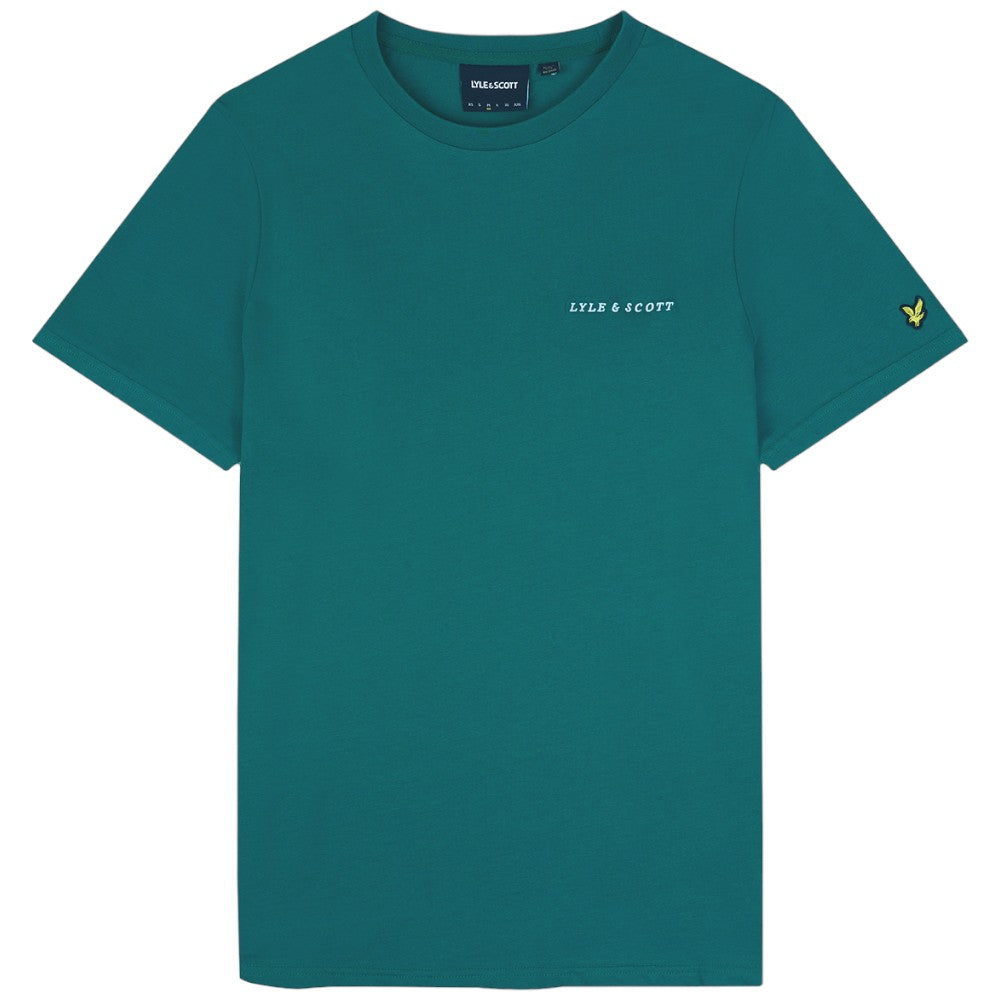 Lyle & Scott t-shirt court green TS2007V T-shirt Lyle & Scott