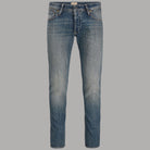 Jack & Jones jeans slim fit uomo Glenn SBD 159 SN con lavaggio chiaro e cuciture stoncate