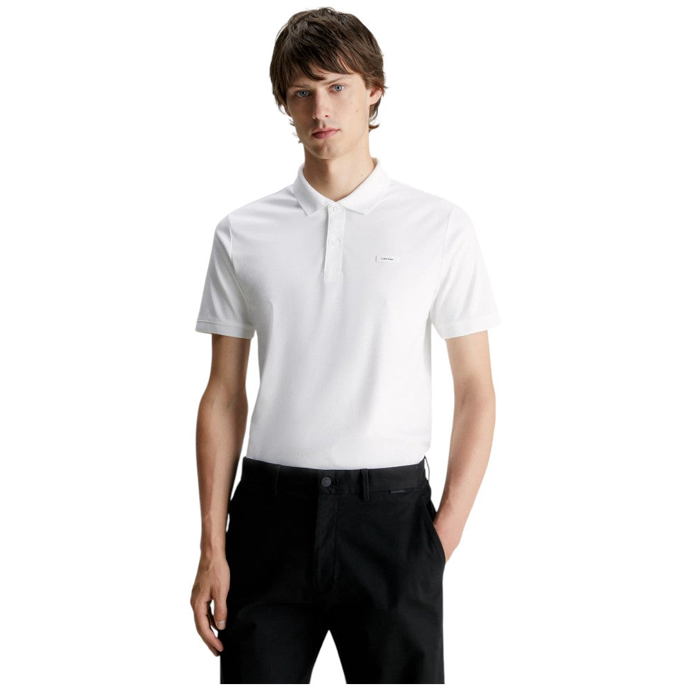 Calvin Klien maglietta polo bianca K10K111657YAF Polo Calvin Klein