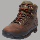 Scarponcino da trekking uomo Timberland marrone con dettagli in metallo e lacci rossi