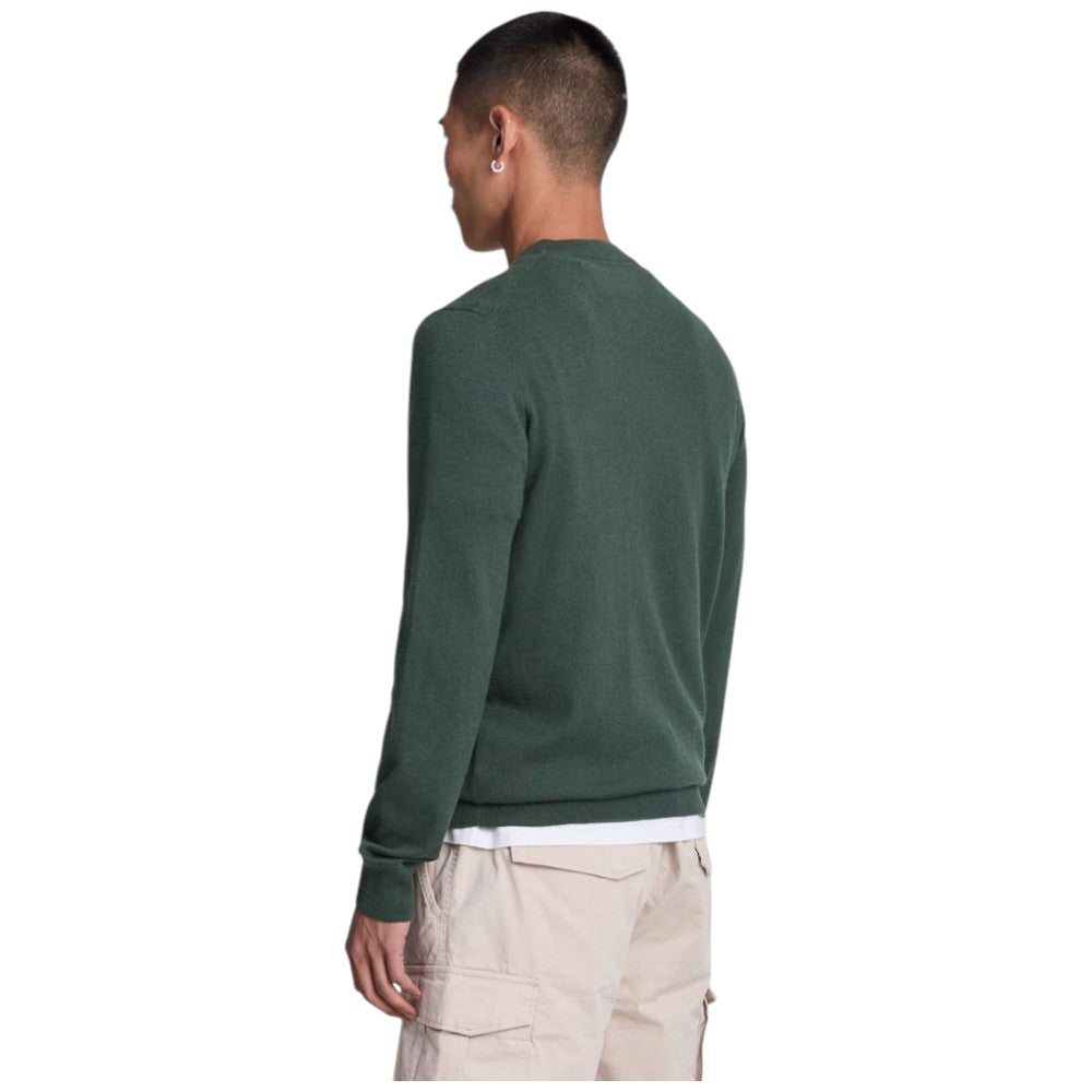 Lyle & Scott pullover merino verde KN2110VC Maglieria Lyle & Scott