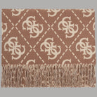 Guess sciarpa marrone con logo 4G W5BZ33 Z4210 P1WA - Prodotti di Classe