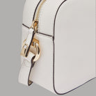 Liu Jo Borsa a tracolla media AA6211E1012 bianca con dettagli oro e chiusura metallica