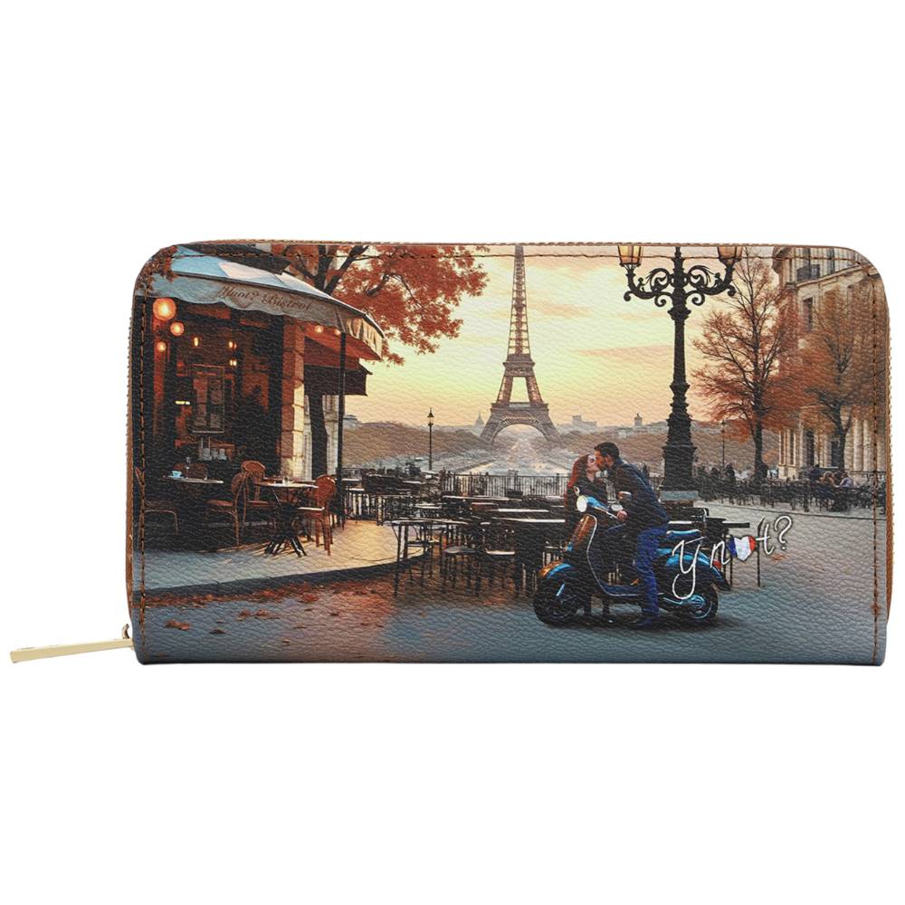 YNot portafoglio grande KISSES FROM PARIS YES372F6 Portafogli YNot