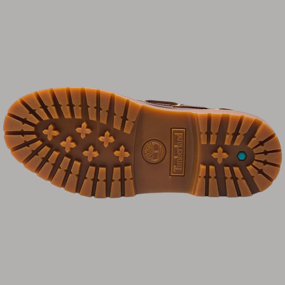 Scarpa da Barca donna Timberland con plateau marrone, texture liscia e suola antiscivolo